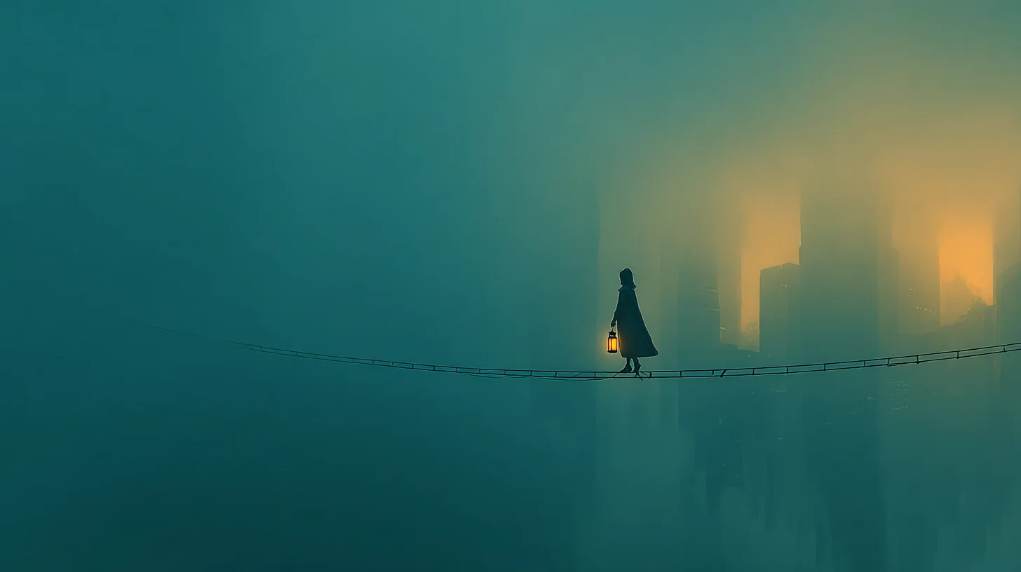 Footbridge Over Clouds